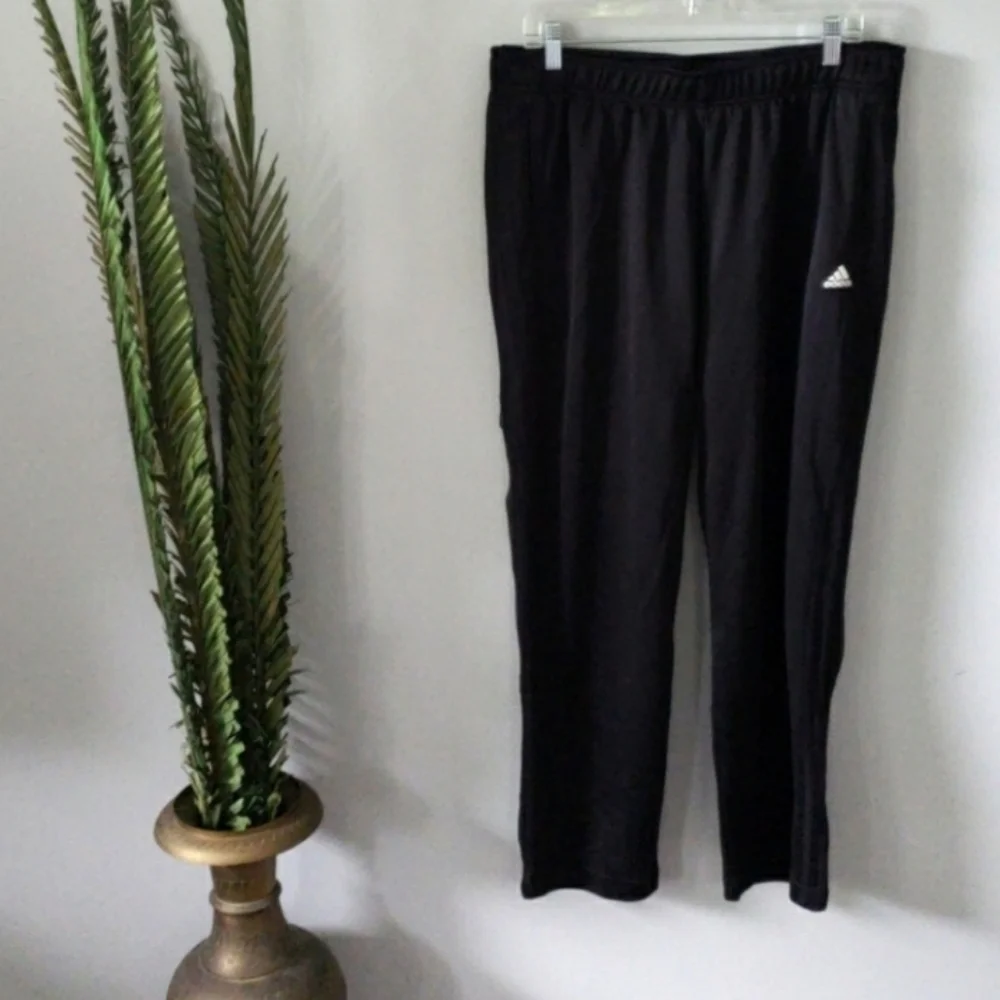 Adidas black Tricot Snap pant NWT